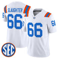 F.Gators #66 Jake Slaughter White ‘1960s Throwback’ F.U.S.E. Vapor Limited Stitched American College Jersey