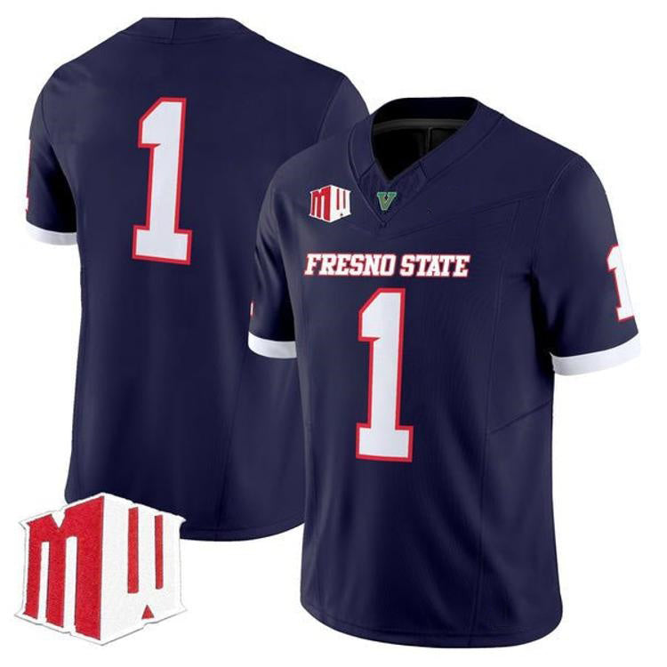 F.State Bulldogs Navy 2026 Vapor Patch Limited Stitched American College Jersey