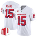 F.State Bulldogs #15 Davante Adams White 2026 Vapor Patch Limited Stitched American College Jersey