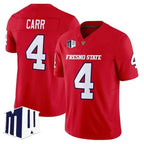 F.State Bulldogs #4 Derek Carr Red 2026 Vapor Patch Limited Stitched American College Jersey