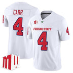 F.State Bulldogs #4 Derek Carr White 2026 Vapor Patch Limited Stitched American College Jersey