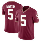 F.State Seminoles #5 Jameis Winston Garnet Alumni Game Stitched American College Jersey