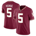 F.State Seminoles #5 Jared Verse Garnet Player Game Stitched American College Jersey