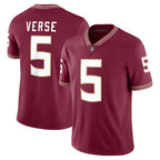 F.State Seminoles #5 Jared Verse Garnet Player Game Stitched American College Jersey