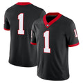 G.Bulldogs Black Alternate Game Stitched American College Jersey