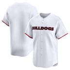 G.Bulldogs White Limited Stitched American College Jersey