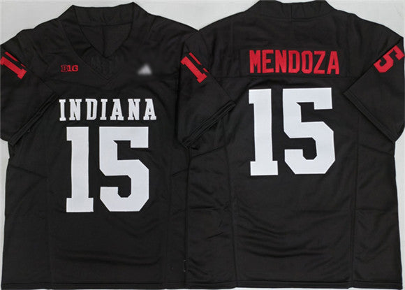 IN.Hoosiers #15 Fernando Mendoza Black F.U.S.E. Stitched American College Jersey