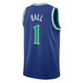 M.Timberwolves #1 LaMelo Ball Blue Icon Edition Swingman Basketball Jersey