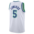 M.Timberwolves #5 Anthony Edwards White Association Edition Swingman Basketball Jersey