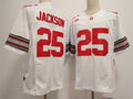O.State Buckeyes #25 Lamar Bo Jackson White F.U.S.E. Limited Stitched American College Jersey