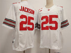 O.State Buckeyes #25 Lamar Bo Jackson White F.U.S.E. Limited Stitched American College Jersey