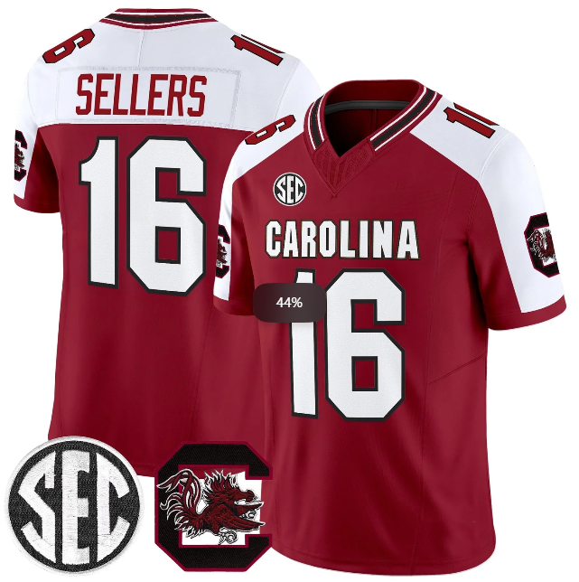 S.Carolina Fighting Gamecocks #16 LaNorris Sellers Garnet 2026 F.U.S.E. Stitched American College Jersey