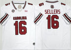 S.Carolina Fighting Gamecocks #16 LaNorris Sellers White F.U.S.E. Stitched American College Jersey