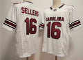 S.Carolina Fighting Gamecocks #16 LaNorris Sellers White F.U.S.E. Stitched American College Jersey