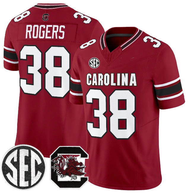 S.Carolina Fighting Gamecocks #38 George Rogers Garnet 2026 F.U.S.E. Stitched American College Jersey