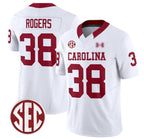 S.Carolina Fighting Gamecocks #38 George Rogers White F.U.S.E. Stitched American College Jersey