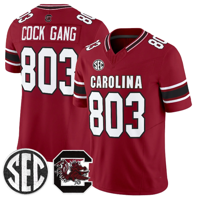 S.Carolina Fighting Gamecocks #803 Cock Gang Garnet 2026 F.U.S.E. Stitched American College Jersey