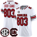 S.Carolina Fighting Gamecocks #803 Cock Gang White 2026 F.U.S.E. Stitched American College Jersey