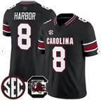 S.Carolina Fighting Gamecocks #8 Nyck Harbor Black 2026 F.U.S.E. Stitched American College Jersey