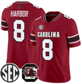 S.Carolina Fighting Gamecocks #8 Nyck Harbor Garnet 2026 F.U.S.E. Stitched American College Jersey