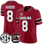 S.Carolina Fighting Gamecocks #8 Nyck Harbor Garnet 2026 F.U.S.E. Stitched American College Jersey