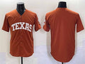 T.Longhorns Blank Orange Stitched American College Jersey