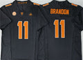 T.Volunteers #11 Faizon Brandon Black 2026 F.U.S.E. Stitched American College Jersey
