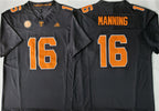 T.Volunteers #16 Peyton Manning Black 2026 F.U.S.E. Stitched American College Jersey