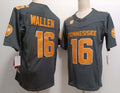 T.Volunteers #16 Morgan Wallen Grey F.U.S.E. Stitched American College Jersey