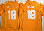 T.Volunteers #18 Desean Bishop Orange 2026 F.U.S.E. Stitched American College Jersey