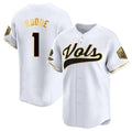 T.Volunteers #1 Christian Moore White Gold 2024 Champions Vapor Limited Stitched American College Jersey