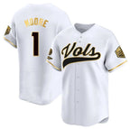 T.Volunteers #1 Christian Moore White Gold 2024 Champions Vapor Limited Stitched American College Jersey