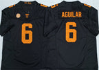 T.Volunteers #6 Joey Aguilar Black 2025 F.U.S.E. Stitched American College Jersey