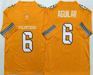 T.Volunteers #6 Joey Aguilar Limited Orange 2025 Stitched American College Jersey