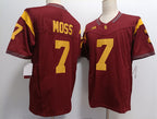 U.Trojans #7 Miller Moss 2023 F.U.S.E. Red Stitched American College Jersey