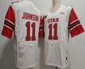 U.Utes #11 Ricky Johnson White Stitched American College Jersey