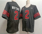 U.Utes #2 Creed Whittemore Black Stitched American College Jersey