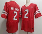 U.Utes #2 Creed Whittemore Red Retro Throwback Stitched American College Jersey