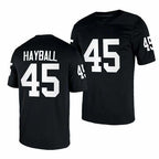 V.Commodores #45 Matthew Hayball Black Game Stitched American College Jersey