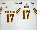 W.Cowboys #17 Josh Allen Limited White F.U.S.E. Stitched American College Jersey