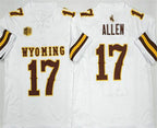 W.Cowboys #17 Josh Allen Limited White F.U.S.E. Stitched American College Jersey